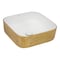 Ruvati 15 x 15 inch Bathroom Vessel Sink Gold Decorative Art Above Vanity Counter White Ceramic RVB1414WG - alternate 7
